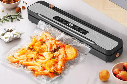 Wet And Dry Dual Use Food Vacuum Sealer Machine With Cutter Device