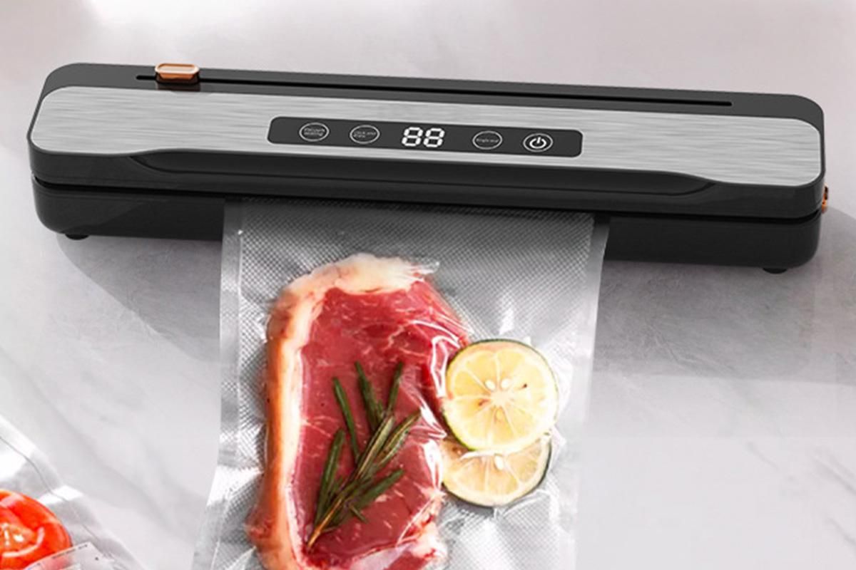 Wet And Dry Dual Use Food Vacuum Sealer Machine With Cutter Device