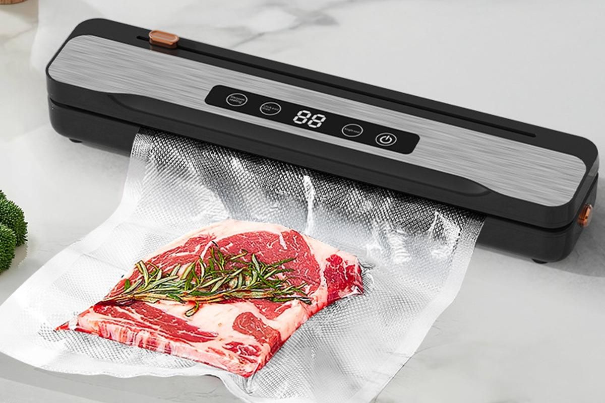 Wet And Dry Dual Use Food Vacuum Sealer Machine With Cutter Device