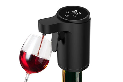 Smart Touch Screen Electric Wine Spirit Dispenser - White