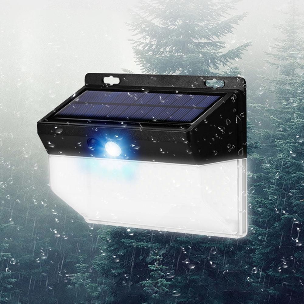 2Pcs LED Solar Power Motion Sensor Light Outdoor Security Garden Lamp Solar Wall Light