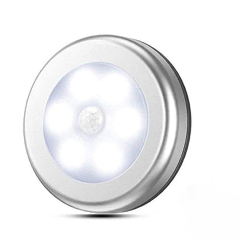 3Pcs Motion Sensor LED Lights Battery Operated Night Lights for Closet Cabinet Hallway Stair White Light