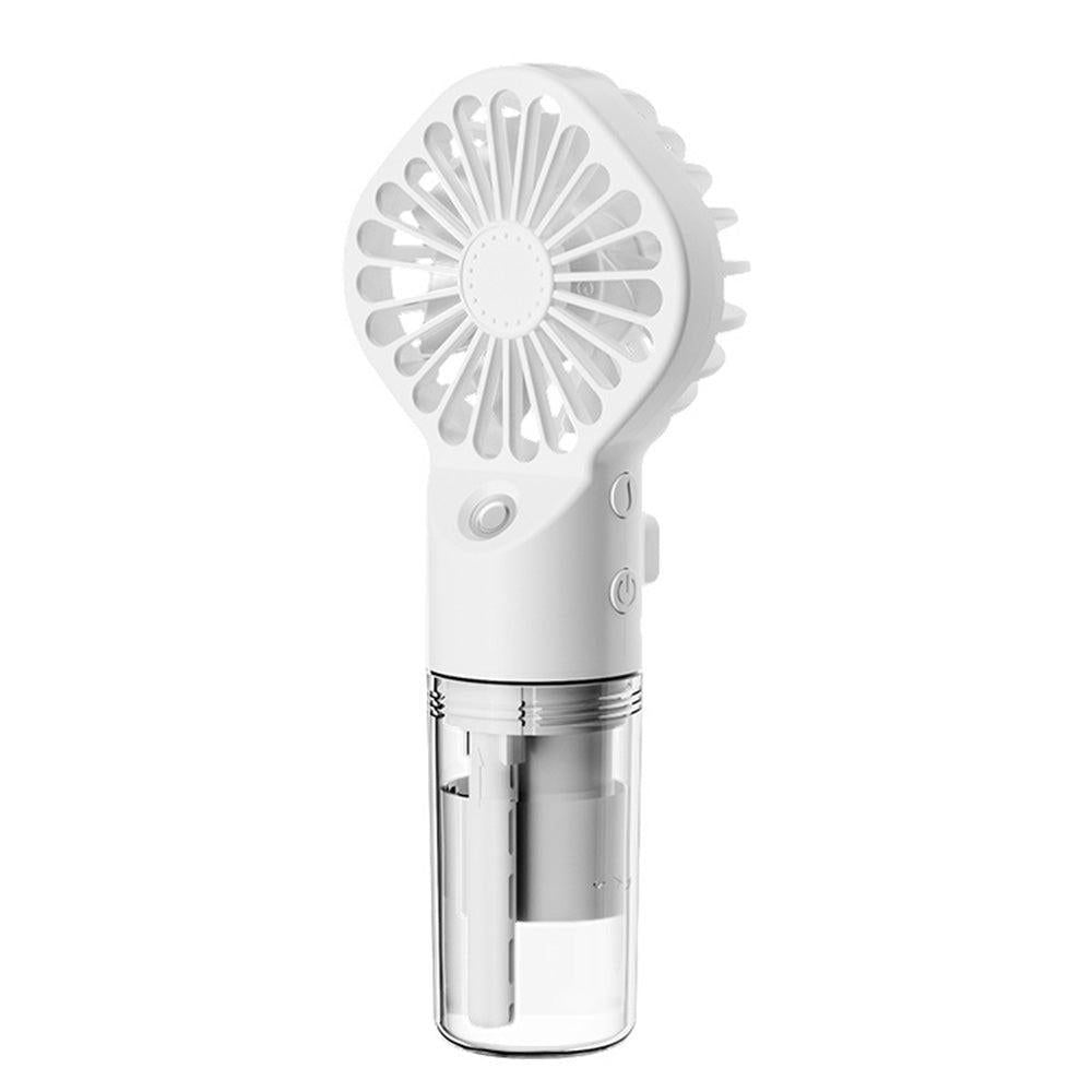 Handheld Misting Fan - Portable Rechargeable Spray Cooling Fan for Home & Office Black
