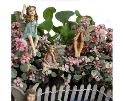 6Pcs Miniature Fairy Garden Figurines - 1 Set