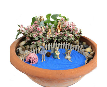 6Pcs Miniature Fairy Garden Figurines - 1 Set