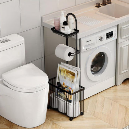 Bathroom Tissue Holder – Wall-Mounted Storage Rack for Home