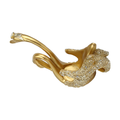 Luxury Swan Wine Rack Innovative Desktop Wine Cabinet Decorative Ornaments for Living Room Office Gold