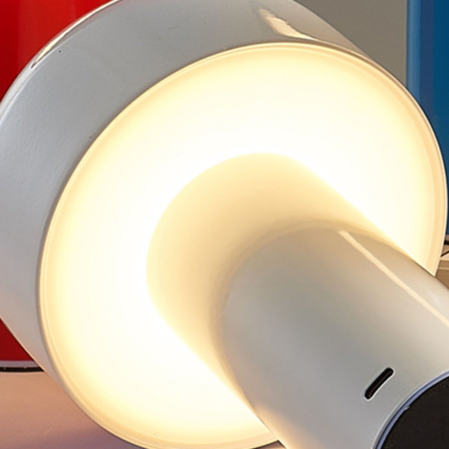 Mushroom Table Lamp Three Colors LED Light Beads Stepless Dimming Mushroom Lamp Night Light for Bedroom Bedside White