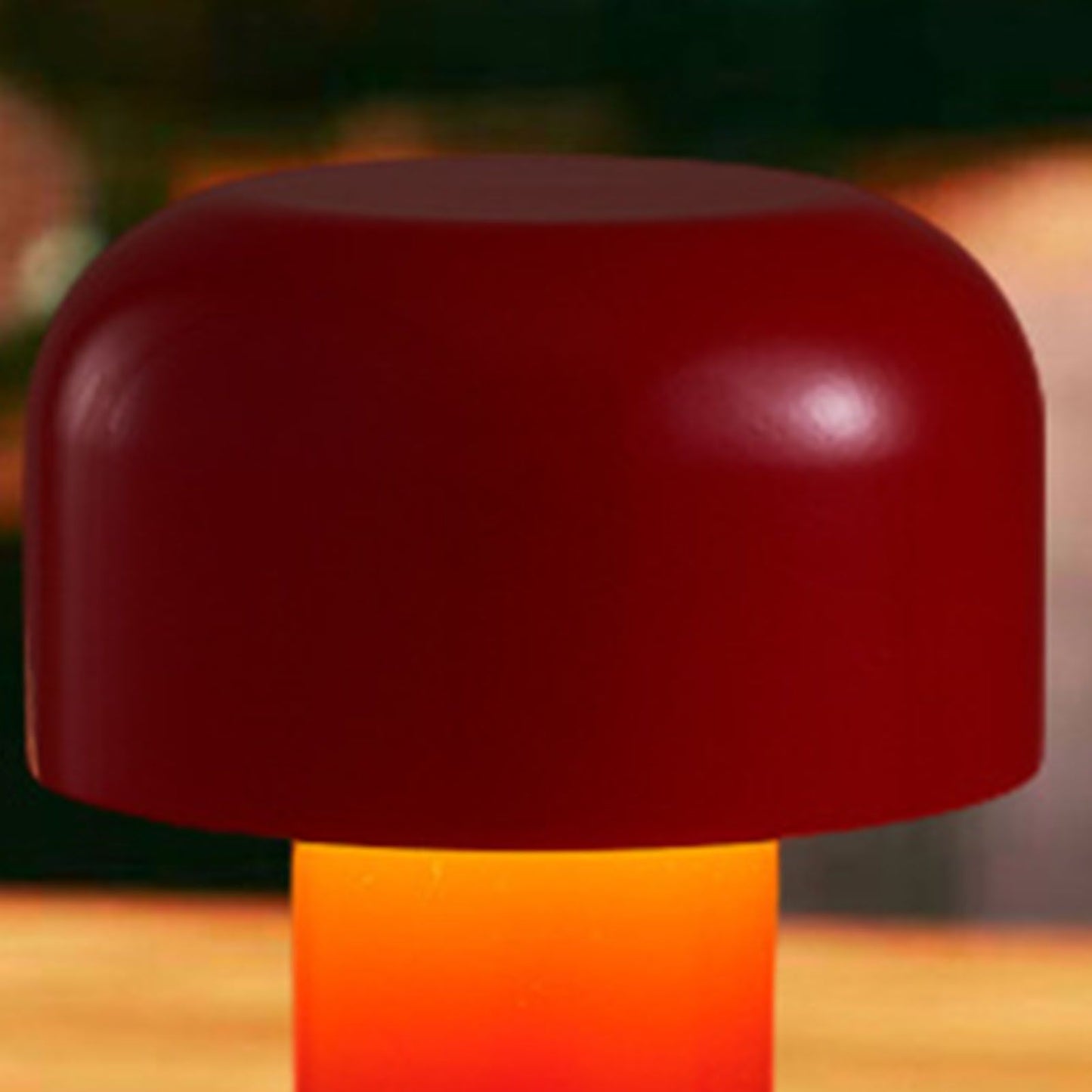 Mushroom Table Lamp Three Colors LED Light Beads Stepless Dimming Mushroom Lamp Night Light for Bedroom Bedside Red