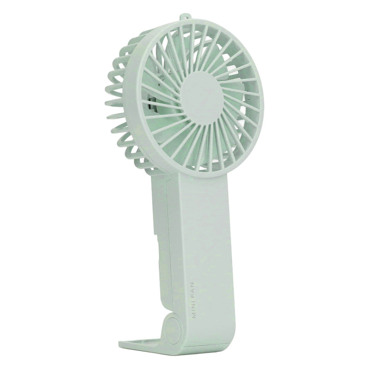 Mini Handheld Fan Foldable Portable Fan USB Rechargeable Fan For Home Office Travel Green