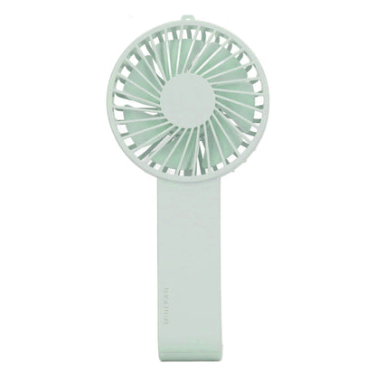 Mini Handheld Fan Foldable Portable Fan USB Rechargeable Fan For Home Office Travel Green