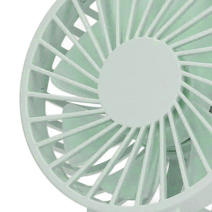Mini Handheld Fan Foldable Portable Fan USB Rechargeable Fan For Home Office Travel Green