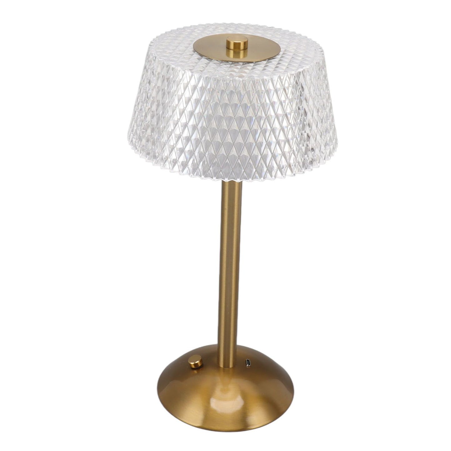 Acrylic Table Lamp Stepless Dimming LED Night Light with USB Cable for Kids Nursery Bedroom Nightstand