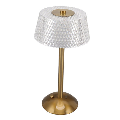 Acrylic Table Lamp Stepless Dimming LED Night Light with USB Cable for Kids Nursery Bedroom Nightstand