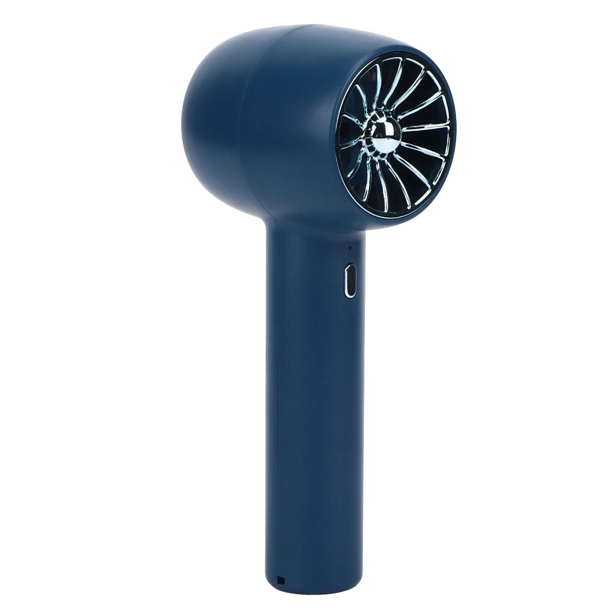Handheld Fan Handheld 3 Levels Adjustable Speed 2 in 1 USB Charge Strong Power Portable Low Noise Portable Fan Handheld Blue