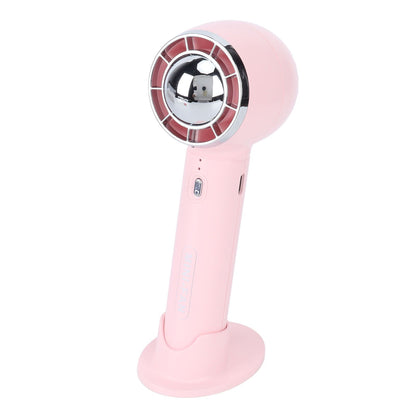 Handheld Fan 3 Speeds USB Charging Strong Wind Lightweight 1200mAh Battery Portable Fan Handheld for Office Travel Pink