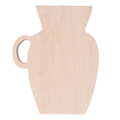 Wood Vase Simple Vintage Style Natural Pinewood Durable Sturdy Odorless Unpainted Wooden Flower Vase