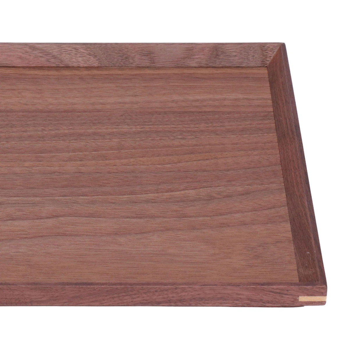 Wooden Tray Quadrate Shape Black Walnut Retro Classic Chinese Style Decorative Serving Tray for Tableware M
