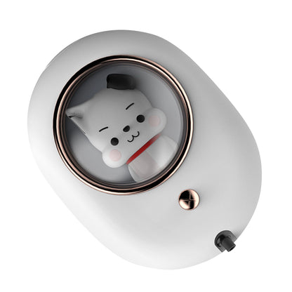Wall Mounted Soap Dispenser Space Capsule Design Rechargeable Space Saving Wall Automatic Foaming Soap Dispenser White