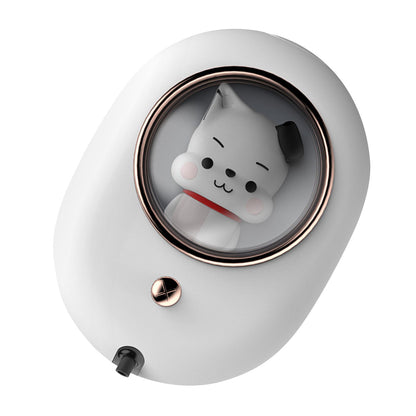 Wall Mounted Soap Dispenser Space Capsule Design Rechargeable Space Saving Wall Automatic Foaming Soap Dispenser White