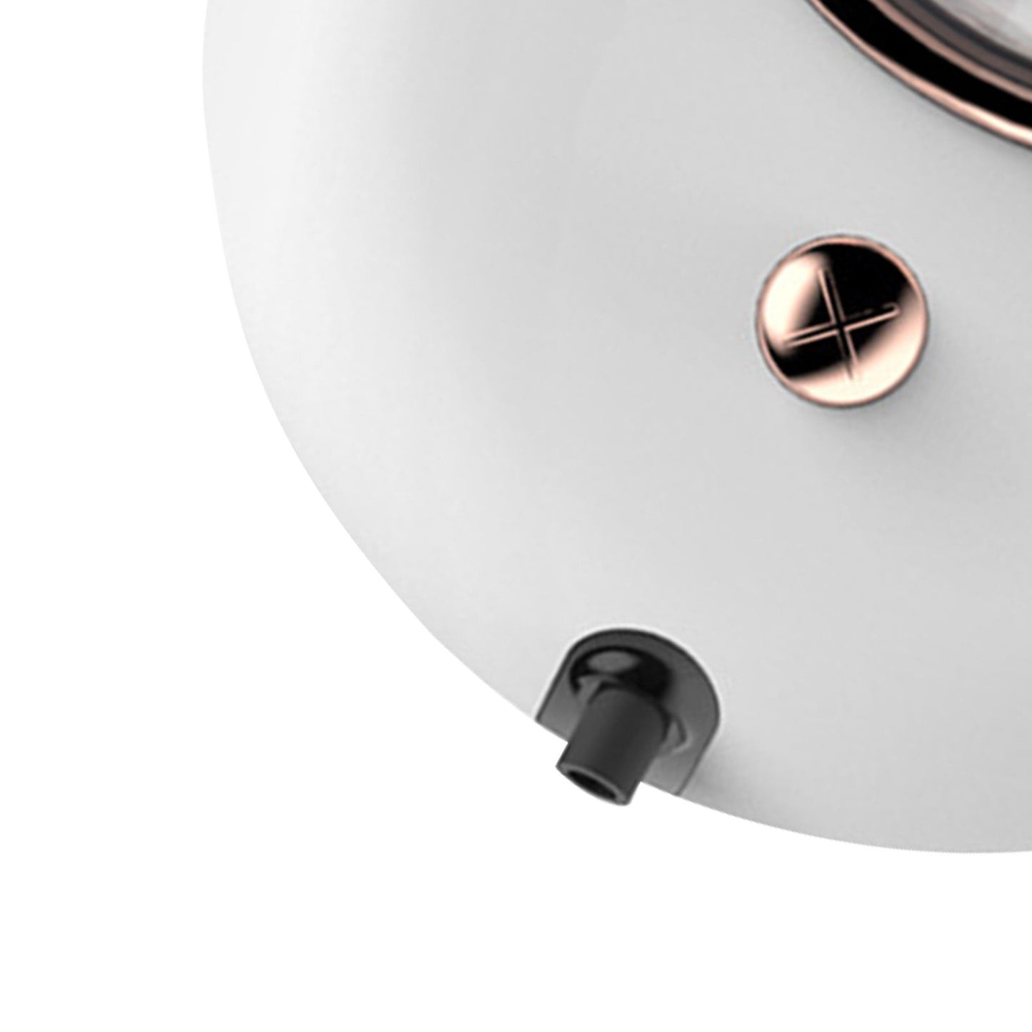 Wall Mounted Soap Dispenser Space Capsule Design Rechargeable Space Saving Wall Automatic Foaming Soap Dispenser White
