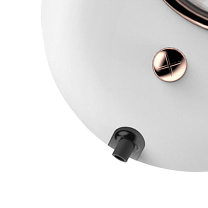 Wall Mounted Soap Dispenser Space Capsule Design Rechargeable Space Saving Wall Automatic Foaming Soap Dispenser White