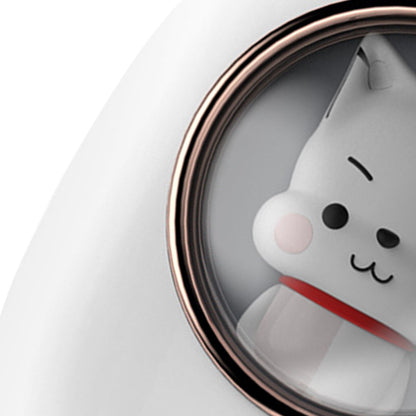 Wall Mounted Soap Dispenser Space Capsule Design Rechargeable Space Saving Wall Automatic Foaming Soap Dispenser White