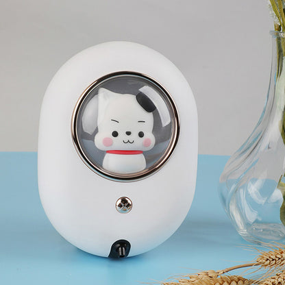 Wall Mounted Soap Dispenser Space Capsule Design Rechargeable Space Saving Wall Automatic Foaming Soap Dispenser White