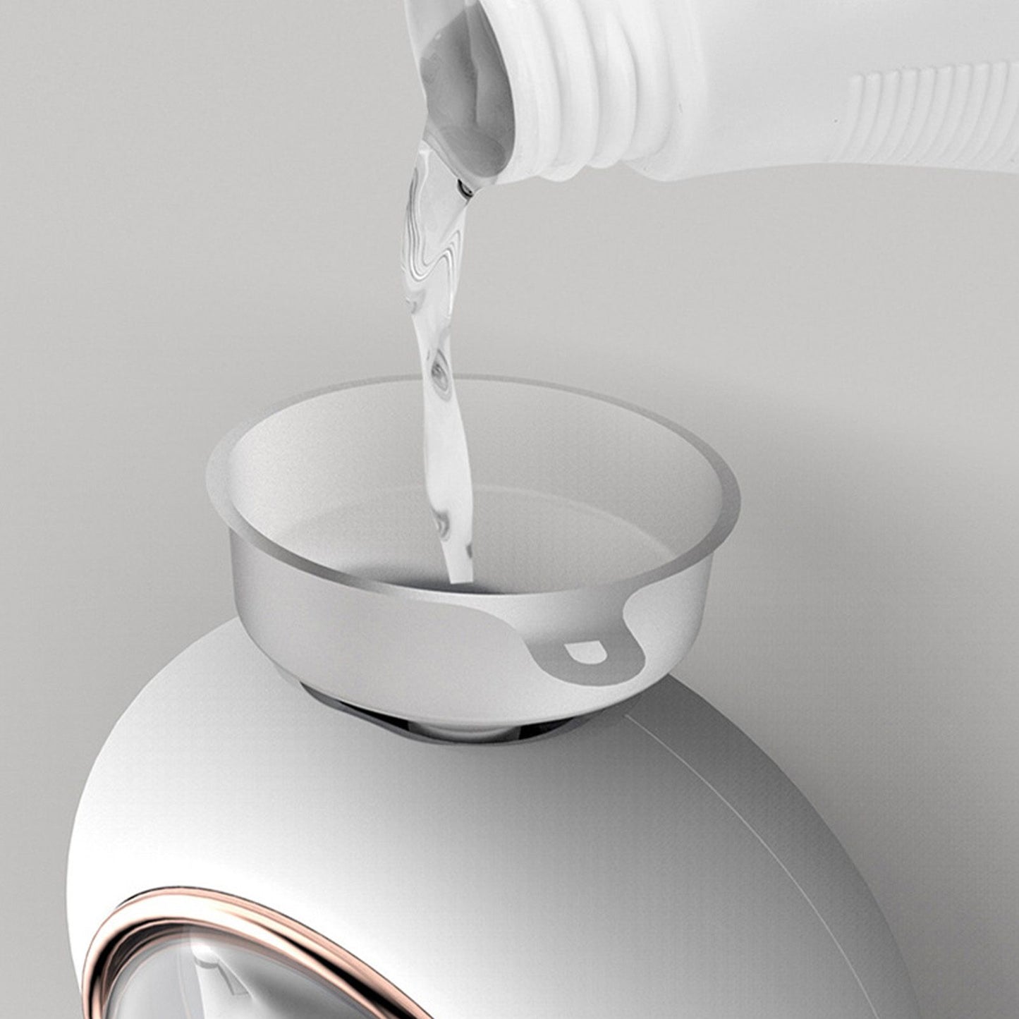 Wall Mounted Soap Dispenser Space Capsule Design Rechargeable Space Saving Wall Automatic Foaming Soap Dispenser White