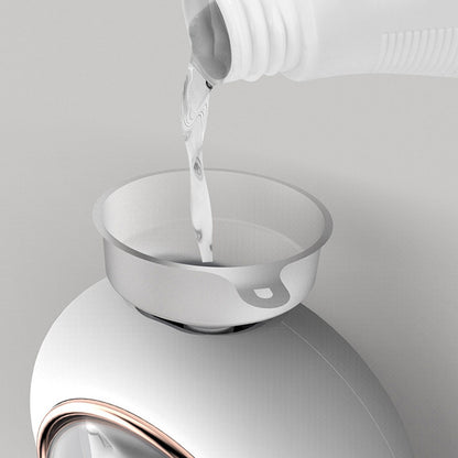 Wall Mounted Soap Dispenser Space Capsule Design Rechargeable Space Saving Wall Automatic Foaming Soap Dispenser White
