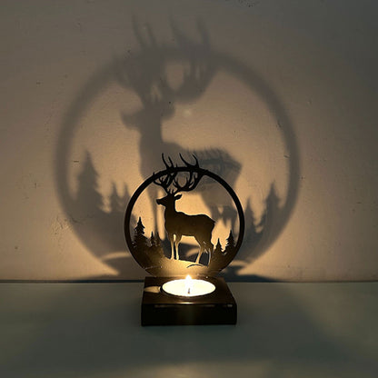 Candle Holder Elephant Look Durable Decorative Candle Holder Bracket for Home