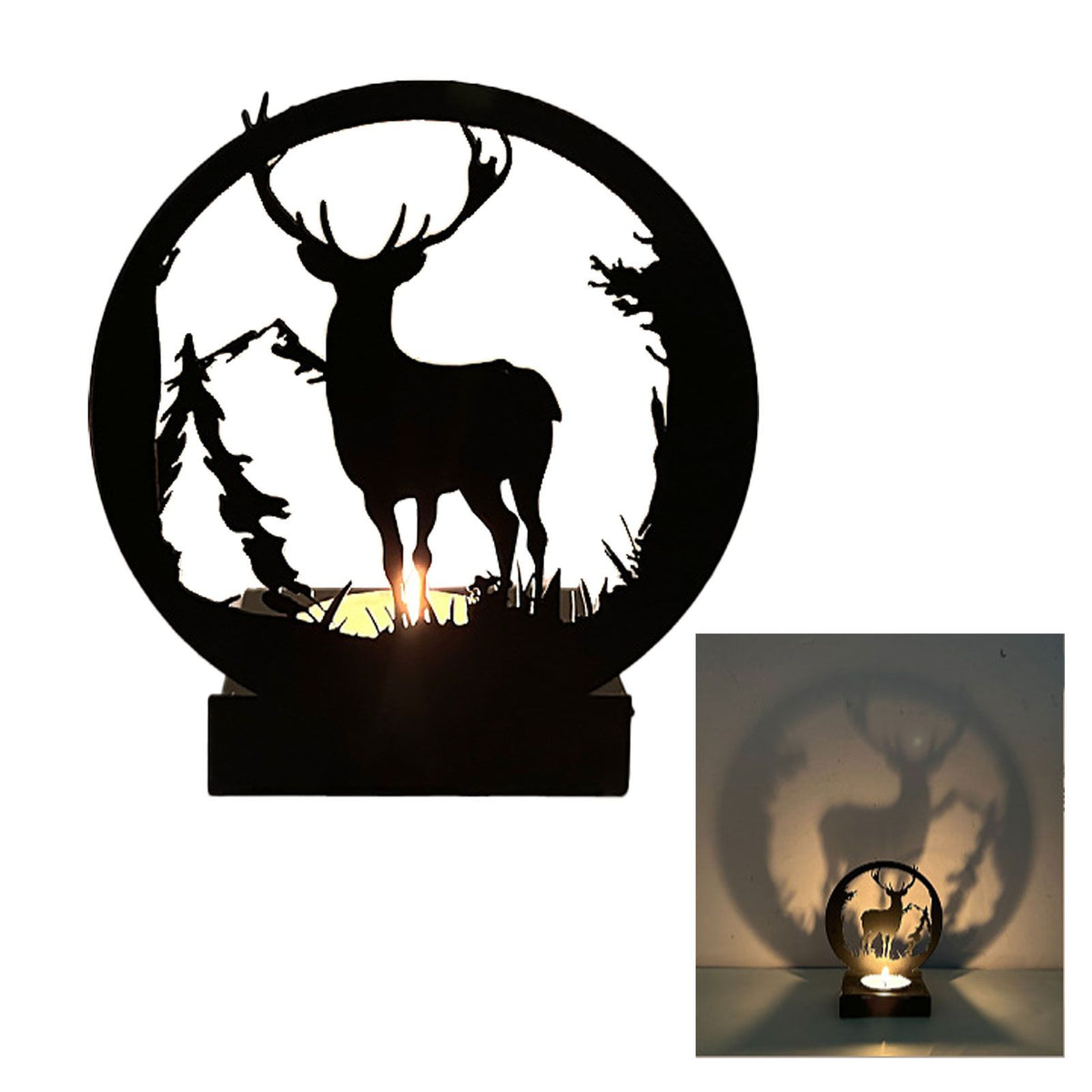 Candle Holder Elephant Look Durable Decorative Candle Holder Bracket for Home