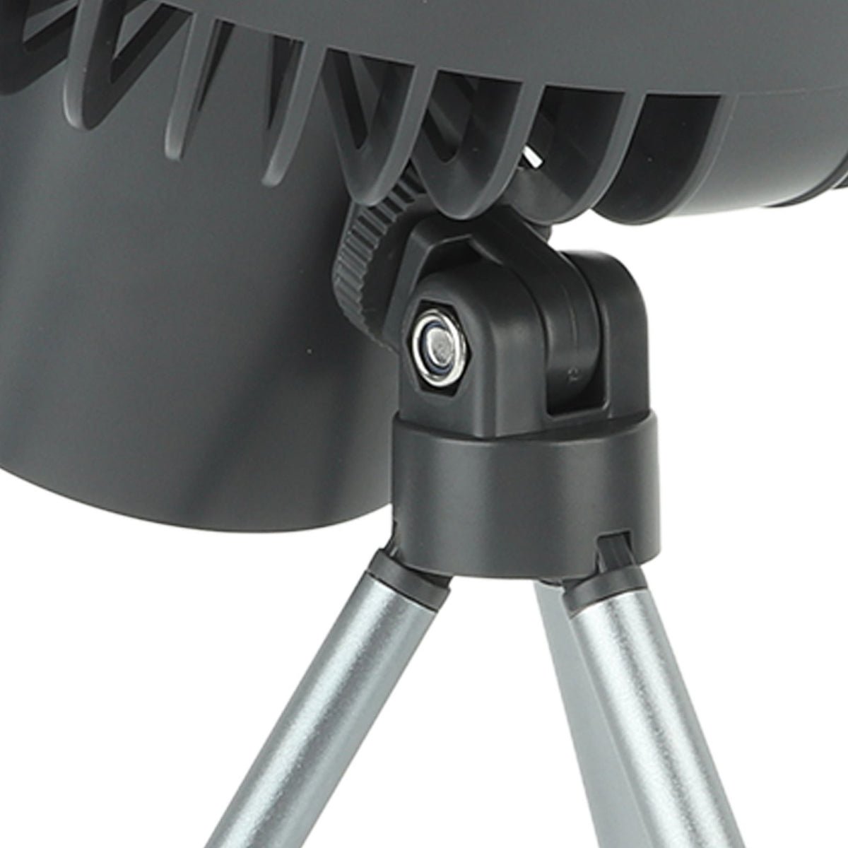 10000mAh USB Tripod Camping Fan Outdoor Portable Camping Fan with Light Power Bank Gray