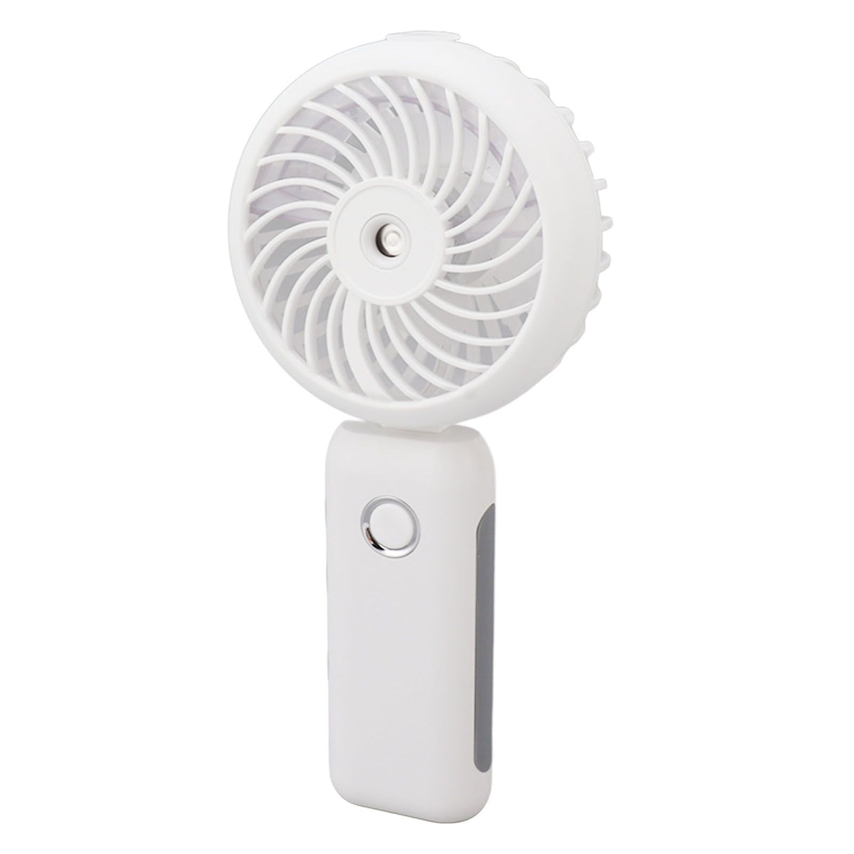 Portable Handheld Misting Fan Personal Mist Fan Spray Water Mist Fan Foldable Mini Cooling Fans 4000mAh Battery 3 Speed White
