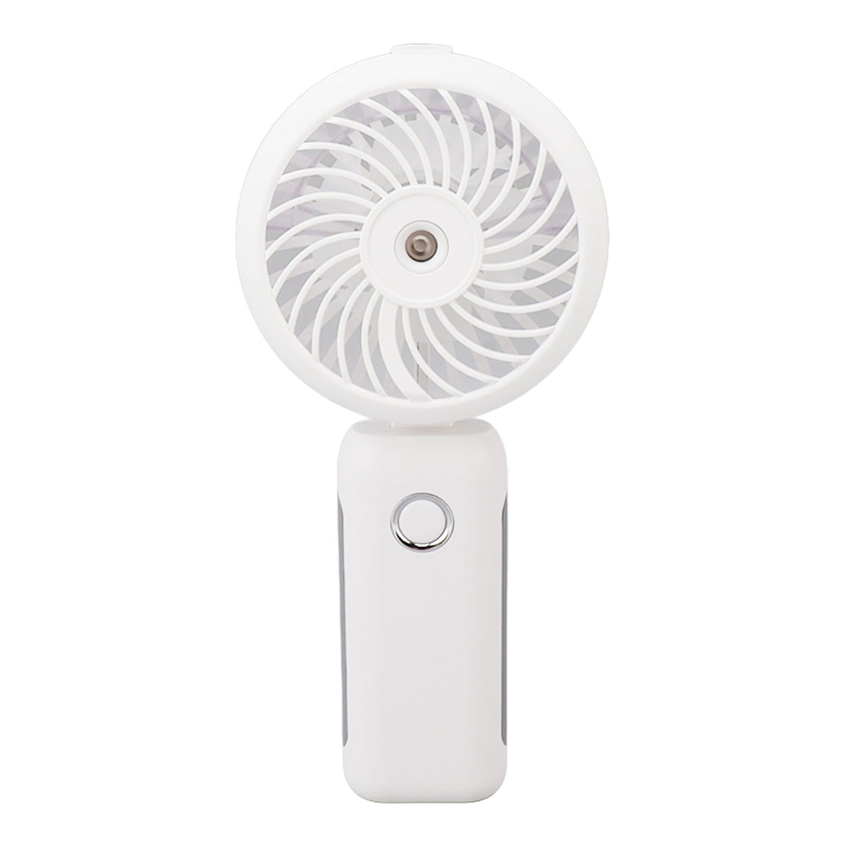 Portable Handheld Misting Fan Personal Mist Fan Spray Water Mist Fan Foldable Mini Cooling Fans 4000mAh Battery 3 Speed White