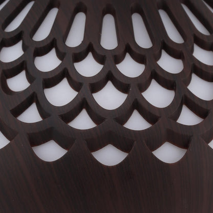 2.5W Scent Diffuser 300ml USB Powered Silent Operation Flower Vase Shape Aroma Humidifier for Offices Bedrooms Dark Brown