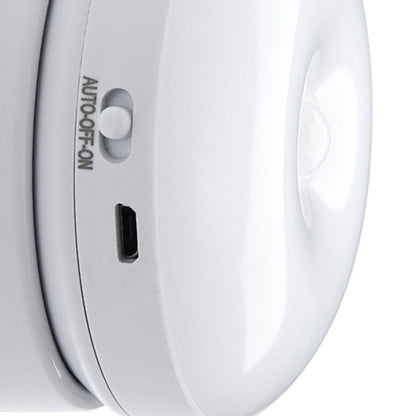 Motion Sensor Night Light 360 Degree Rotation LED Rechargeable Motion Activated Night Light for Stairs Wall Closet Cabinet White Light