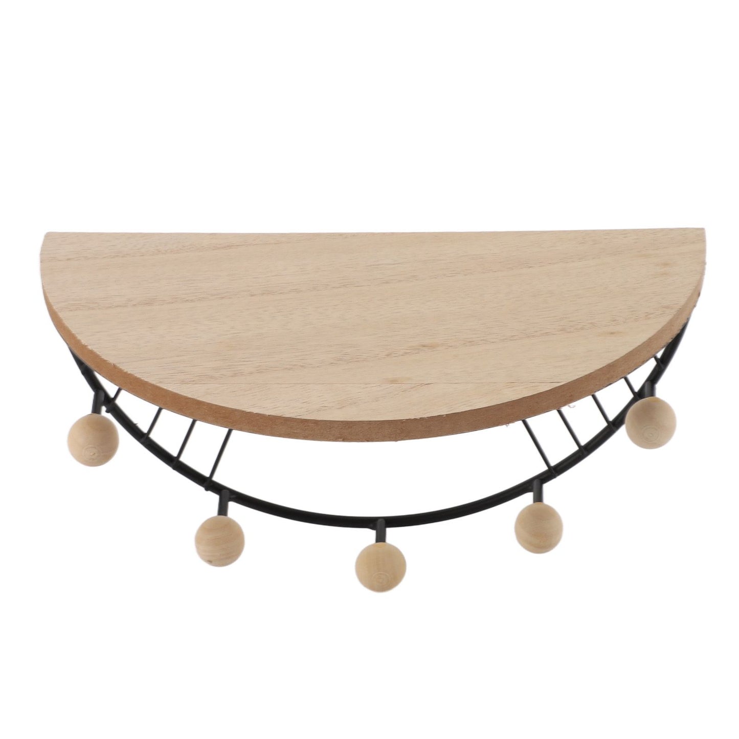 Modern Wall Shelves Fan Shaped Textured Exquisite Floating Shelves for Living Rooms Bedrooms Study Rooms Black
