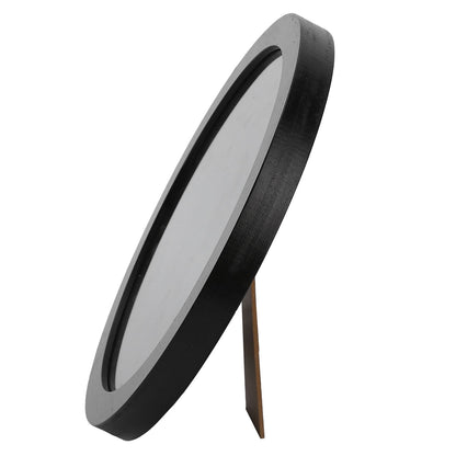 LED Dimmable Mirror with 3D Printing Moon Surface Pattern USB Make Up Mirror for Living Room Bedroom
