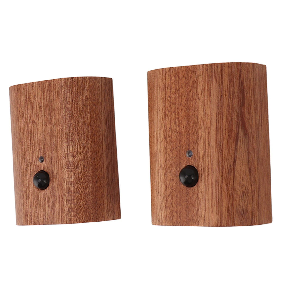 2Pcs Hallway Night Light Intelligent Linkage Wooden Motion Sensor Stairway Night Light USB Rechargeable Magnetic Wall LED Light