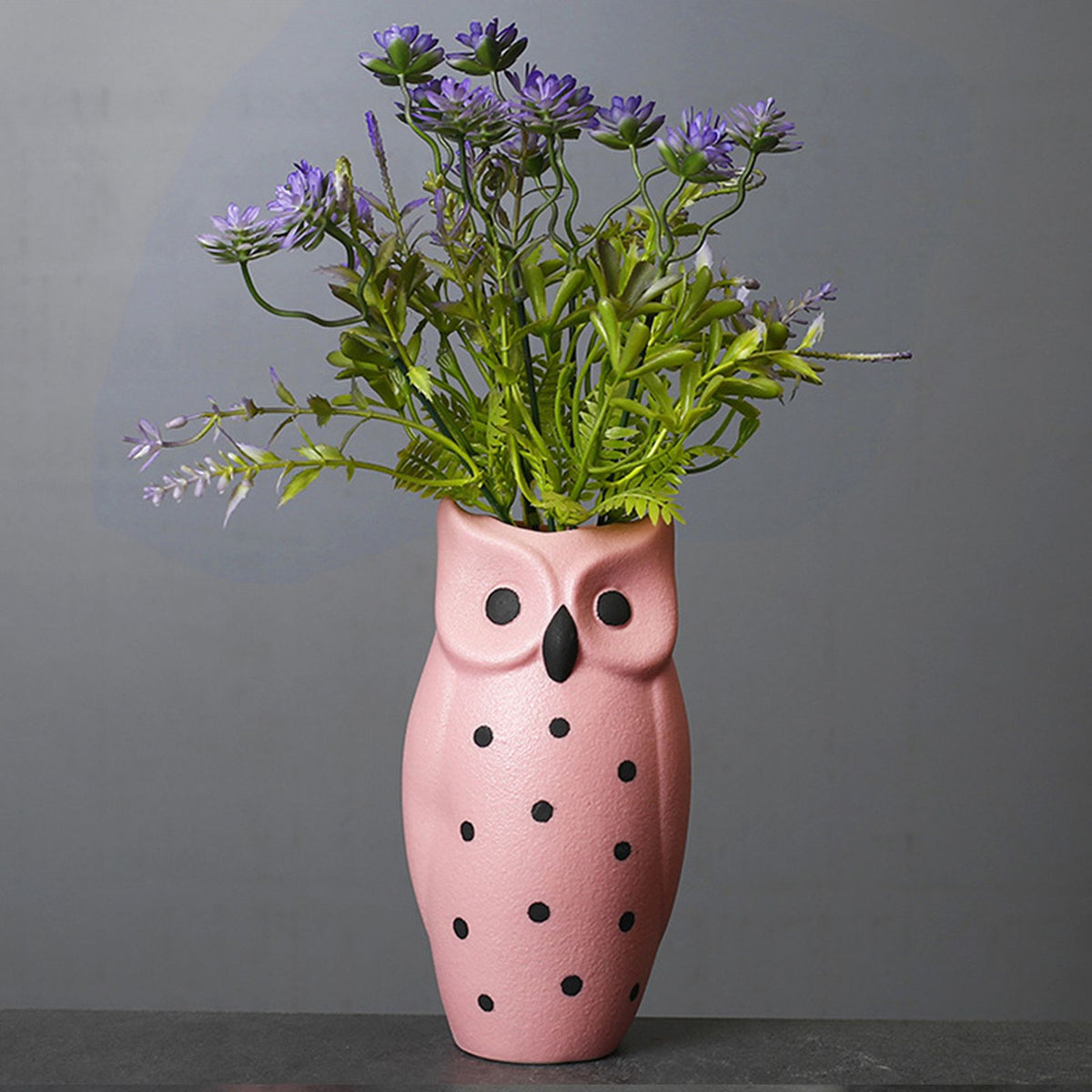 Flower Pots Nordic Modern Vase Decoration Owl Decorative Ceramic Desktop Crafts Ornament