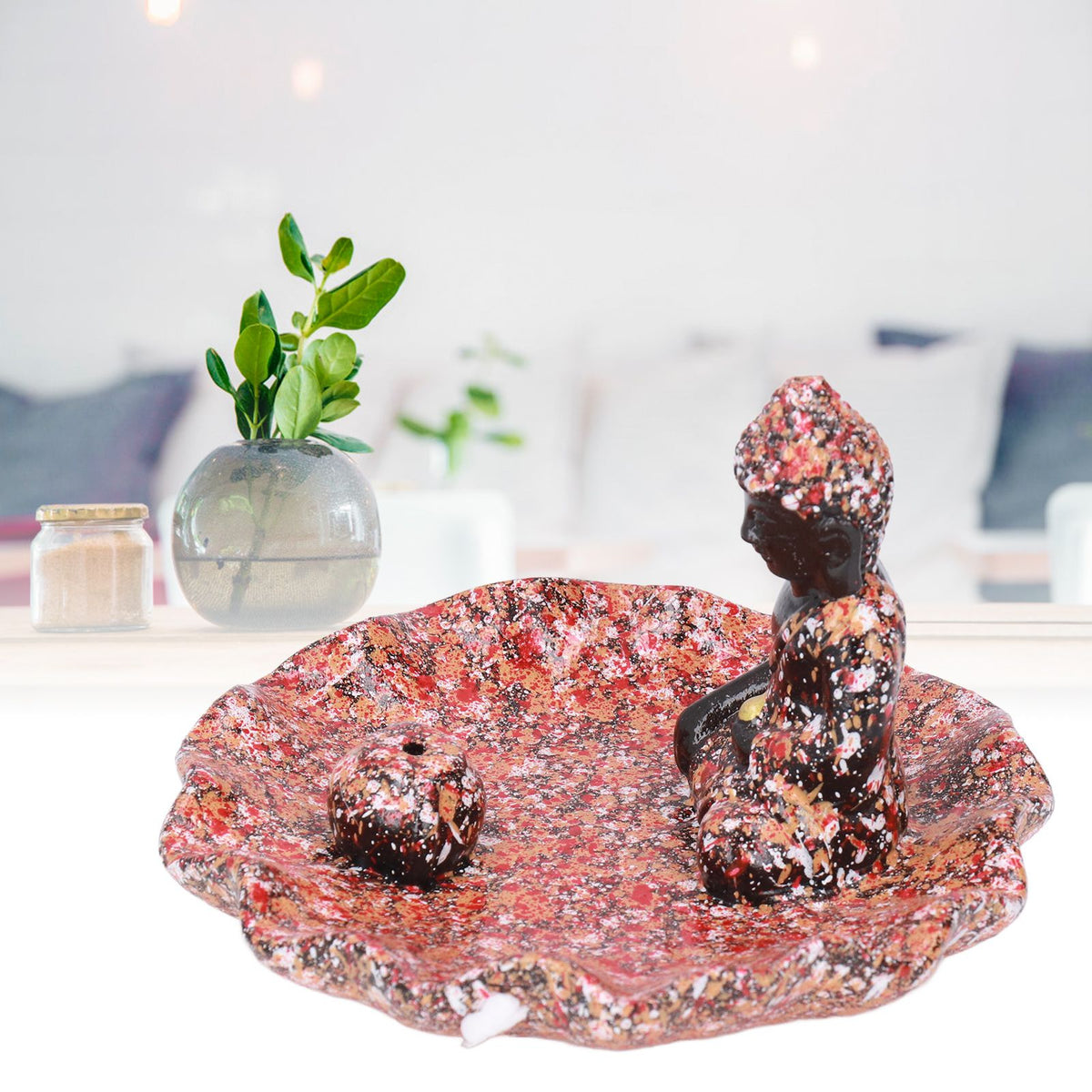 Southeast Asia Resin Buddha Statue Decorative Thai Buddha Figurine Art Crafts for Home Gift
