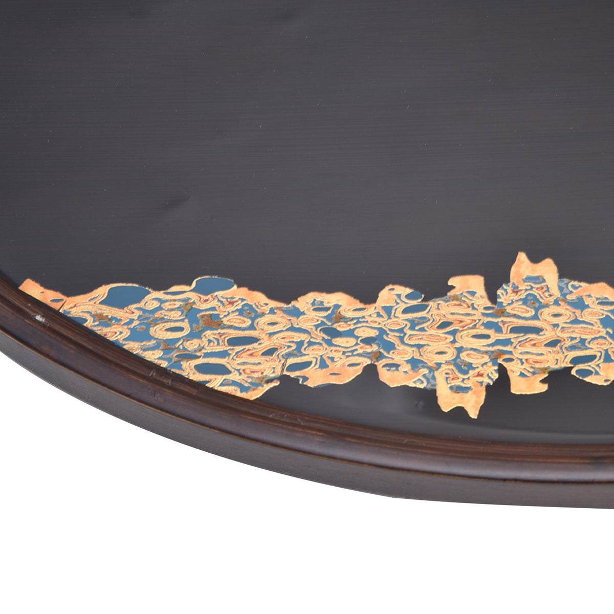 Bamboo Tea Tray Japanese Simple Novel Beautiful Resin Walnut Tea Tray for Home UseOval S
