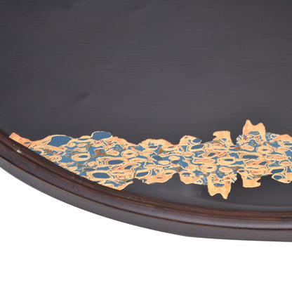 Bamboo Tea Tray Japanese Simple Novel Beautiful Resin Walnut Tea Tray for Home UseOval S