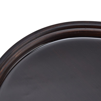 Bamboo Tea Tray Japanese Simple Novel Beautiful Resin Walnut Tea Tray for Home UseOval S