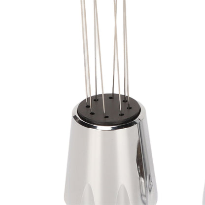 Stainless Steel Coffee Powder Stirring Tool Coffee Stirrer Distribution Tool for Home Kitchen Dinning Room Silver