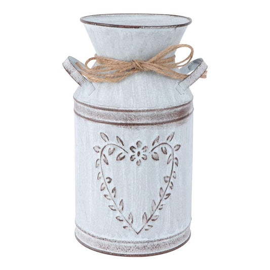 Vintage Flower Pot Iron Flower Pot Rustic Flower Bucket Metal Bucket Decorative Vase Pot for Garden Living Room Table Decoration