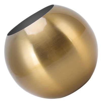 Round Vase Nordic Style Modern Stainless Steel Small Flower Vase Ornament Living Room Office Table Decoration Ancient Gold