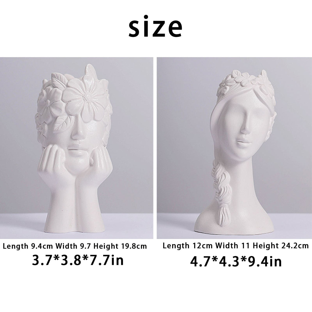 Vase White Ceramic Vases for Home Living Room Guesthouse Decoration