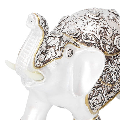 Resin Elephant Feng Shui Statue Wealth Lucky Figurine Crafts Home Office Decor GiftB Style